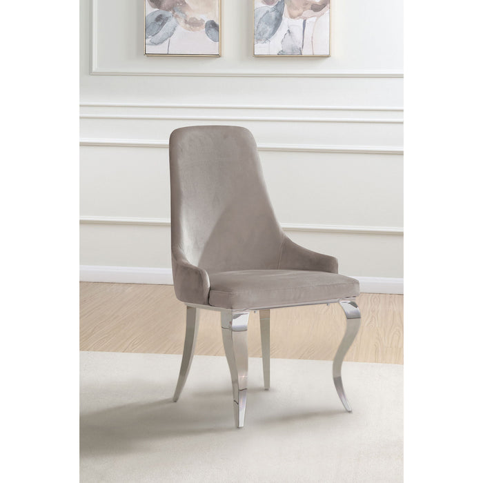 Luxury Upholstered Back Dining Chairs (Set of 2) Furniture Max
