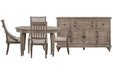 Lancaster - Extendable Round Dining Table Set Magnussen Furniture