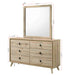 Dresser, 6 Drawers Storage - Beige Home Essentials