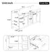 59.1" Minimalist Double Sink Bathroom Vanity With Top, Soft Close Doors & Drawers - White Noble House