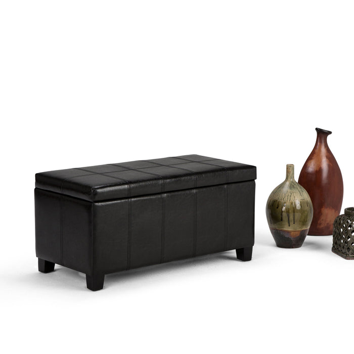 Dover - Upholstered Storage Ottoman Bench Simpli-Home