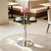Elegant Modern Round Bistro Table Home Essentials