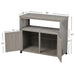 Patio Bar Table Set With Storage Home Essentials