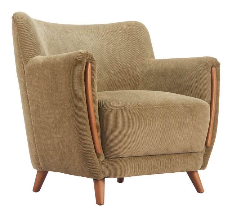 Hako - Accent Chair - Olive Green Zuo Modern