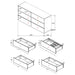 Beverly - 6 Drawer Dresser - Walnut Furniture Max
