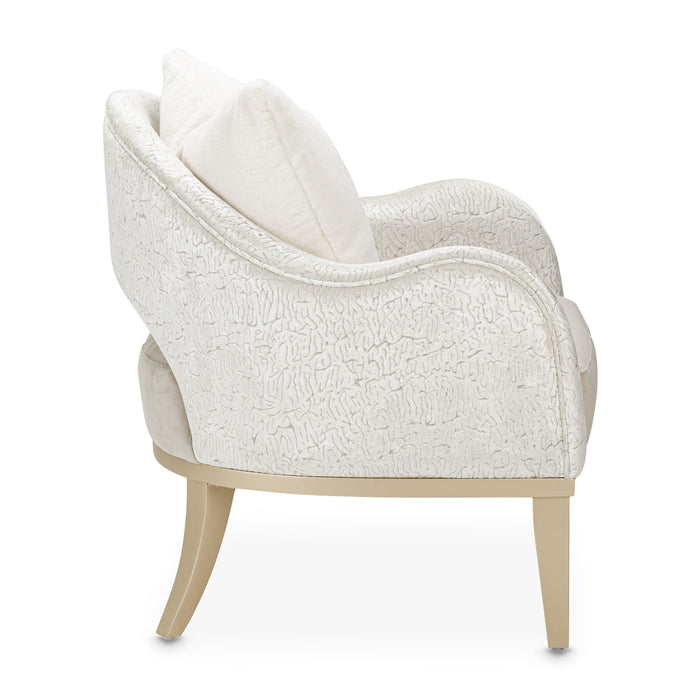 Yvette - Accent Chair - Porcini / Medium Champagne Michael Amini