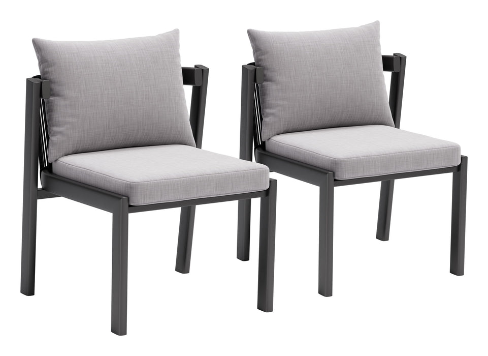 Horizon - Dining Chair (Set of 2) - Gray Zuo Modern