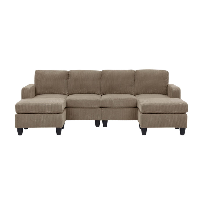 Modular Sectional With 2 Ottomans Home Essentials