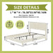 Upholstered Bed With Tufted Headboard Home Essentials