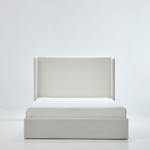 Carmen - Full Size Upholstered Wingback Bed - Ivory House & Home Furniture