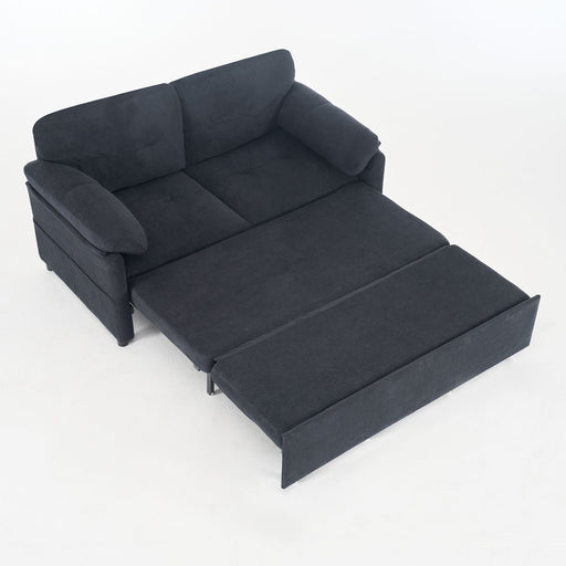 Convertible Pull Out Sofa Bed Queen Size, 3 In 1 With Side Storage Home Essentials
