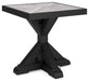 Beachcroft - Square End Table - Black / Light Gray Signature Design by Ashley®