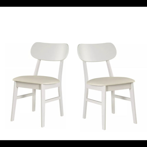 Dining Chairs (Set of 2) - White Home Essentials