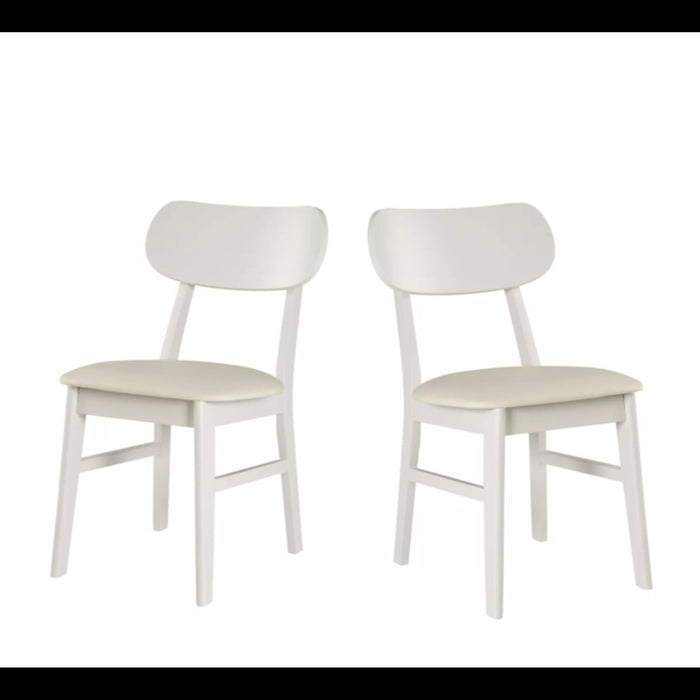 Dining Chairs (Set of 2) - White Home Essentials