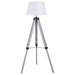 Hannah - Floor Lamp With Tripod Base - Gray Furniture Max