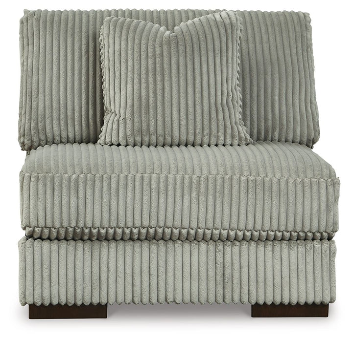 Lindyn - Armless Chair - Fog Signature Design by Ashley®