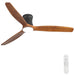52" Ceiling Fan With Light, Dimmable DC Reversible Motor, 3 Blades Daily Nest