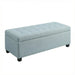Elegant Tufted Storage Ottoman Bench Home Essentials