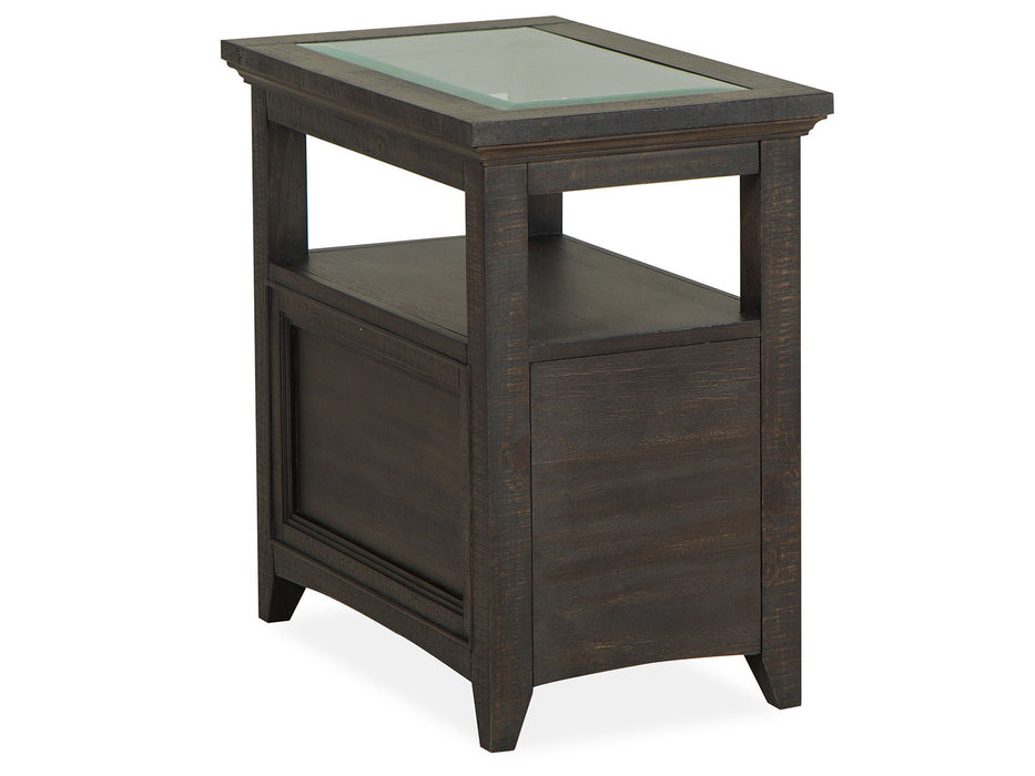 Westley Falls - Chairside End Table - Graphite Magnussen Furniture