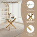Rectangular Dining Table For Home Kitchen - Gold Home Essentials