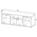 Noriega - 3 Piece TV Entertainment Center, Open & Concealed Storage - Wood Furniture Max