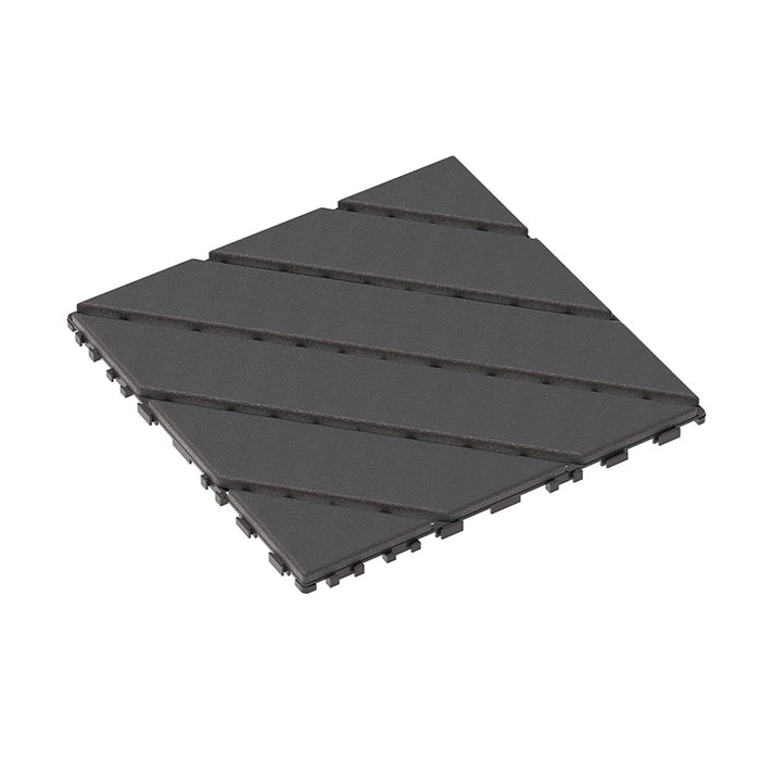 Durable Plastic Interlocking Deck Tiles, Waterproof Outdoor And Indoor Use