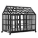 Heavy Duty Dog Crate Lockable Wheels Daily Nest