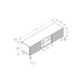 TV Stand, 72 Inch, Media Entertainment Center, Storage Cabinet, Console, Storage Shelves, Contemporary & Modern - Walnut 8th Street
