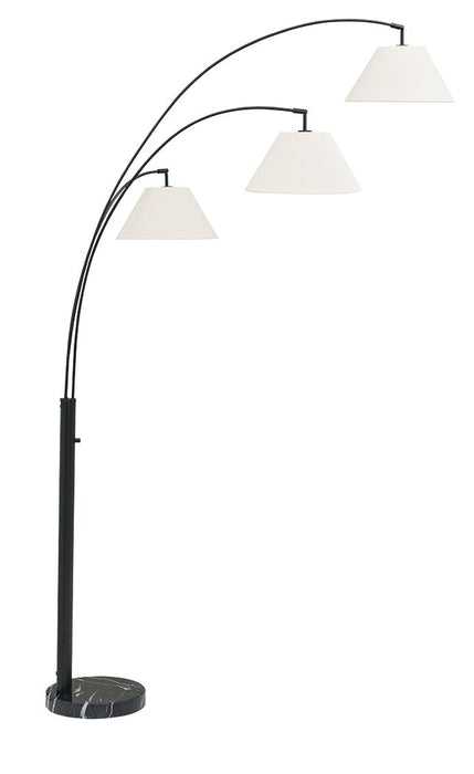 Gibbswellner - Metal Arc Lamp - Black Signature Design by Ashley®