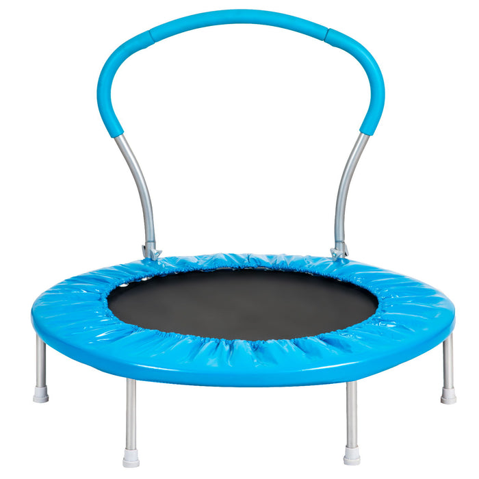 Trampoline With Handle - Blue