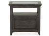 Westley Falls - Chairside End Table - Graphite Magnussen Furniture