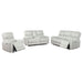 Amberly - 3 Piece Power Reclining Sofa Set - Light Gray Furniture Max