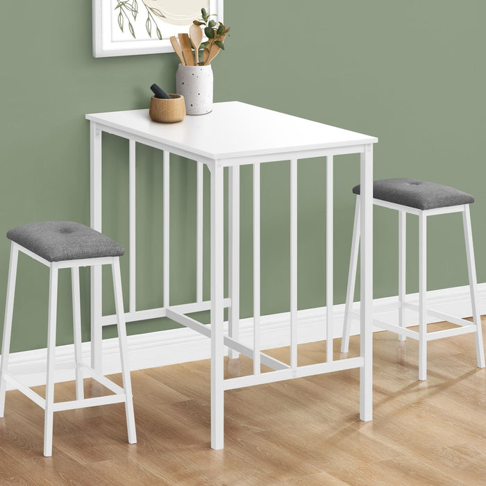 3 Pieces Dining Set, Counter Height, Rectangular, Small, Contemporary & Modern 8th Street