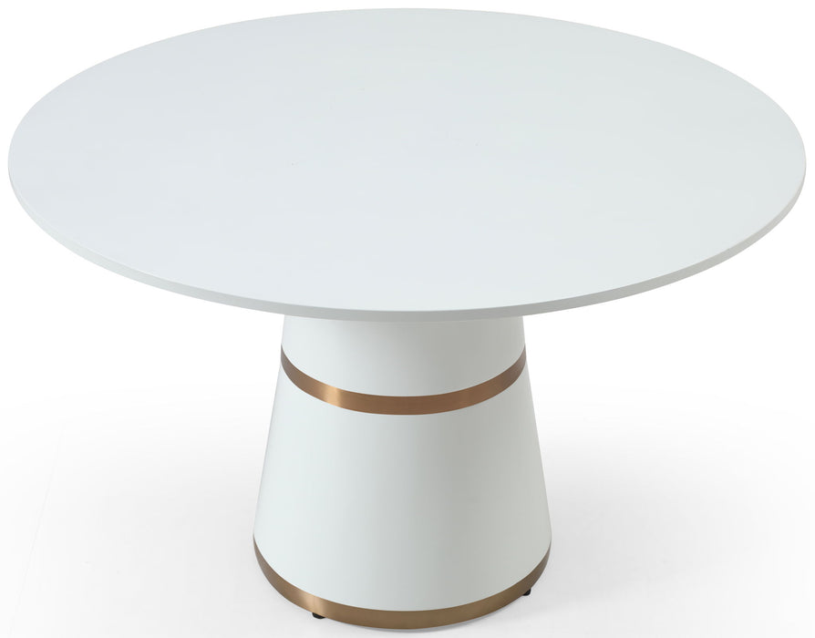 Hans - Dining Table - White Meridian Furniture