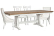 Kingston - Extendable Trestle Dining Table Set Magnussen Furniture
