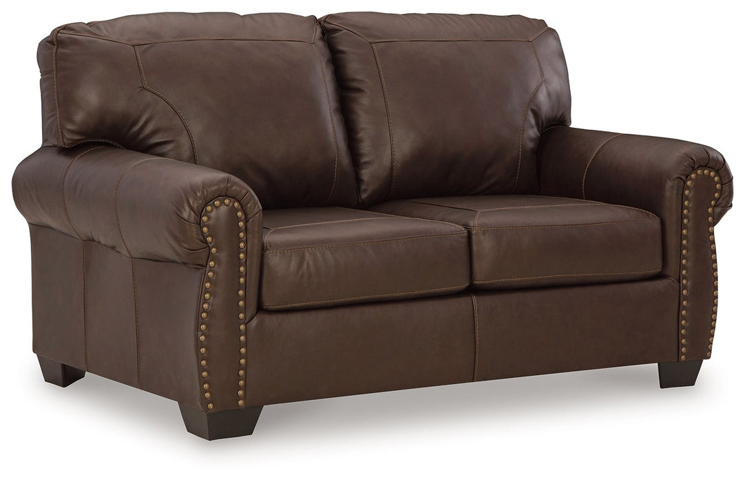 Colleton - Loveseat - Dark Brown Signature Design by Ashley®