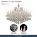 Michael Amini Lighting - Chambord 37-Light Traditional Crystal Chandelier - Clear Michael Amini