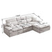 Corner Chaise Sofa With High Backrest Home Essentials