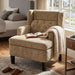 Modern Tufted Upholstered Accent Chair For Living Room Noble House