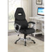 Bruce - Upholstered Adjustable Home Office Chair With Ergonomic Support And Smooth Swivel Function - Black Furniture Max