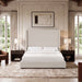 Hampton - Upholstered Platform Bed With Tall Headboard House & Home Furniture