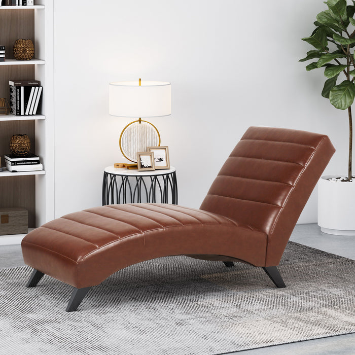 Finlay KD Chaise Lounge - Light Brown
