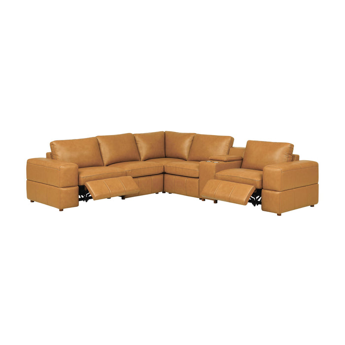Upholstered Large Arms Sectional With Recliner Seats Home Essentials