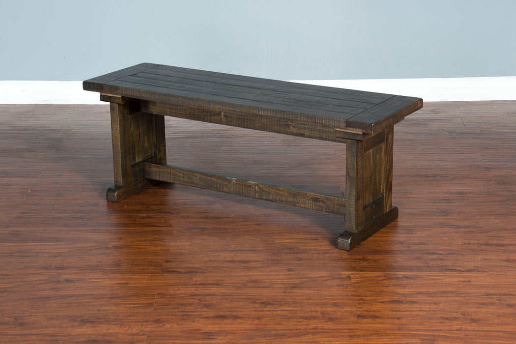 Homestead - Side Bench - Dark Brown