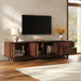 TV Stand With For 85" TVs - Walnut Hearth and Haven