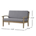 4 Person Outdoor Seating Group With Water Resistant Cushions Noble House