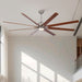 Oversized Large Ceiling Fan With Dimmable LED Light, 8 Blades, Remote Control Daily Nest