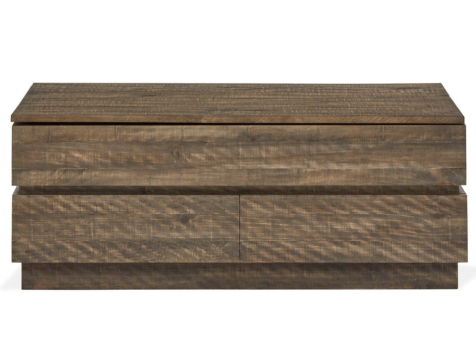 Baisden - Lift Top Storage Cocktail Table With Casters - Tobacco Magnussen Furniture