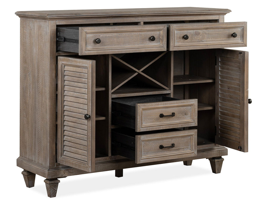 Lancaster - Server - Dovetail Gray Magnussen Furniture