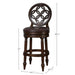 Stool With Back And Swivel Upholstered Seat Home Essentials